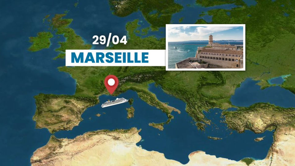 Costa Favolosa – Transatlantic Crossing Timeline Video